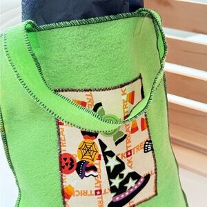 Green Halloween Trick or Treat Bag